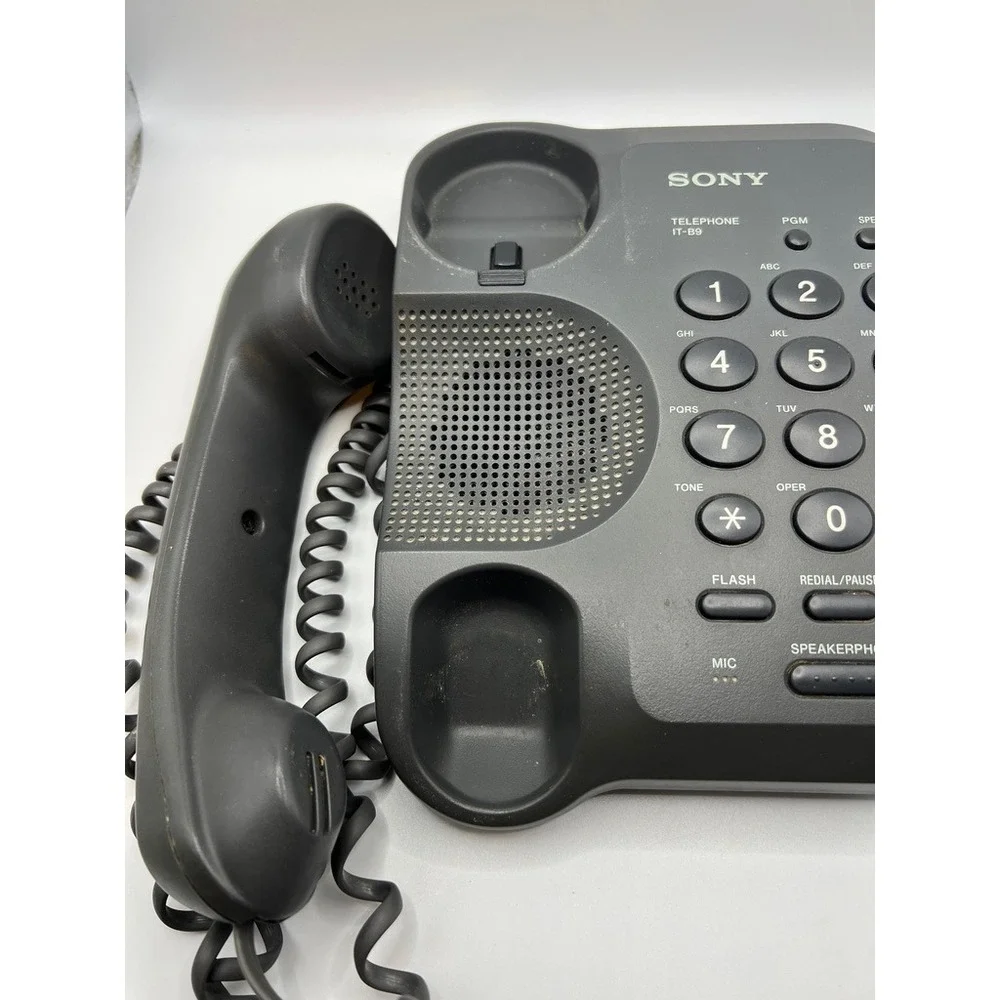 Sony Home Telephone - IT-B9 Corded - Speakerphone - Wall Mountable - Desk - 90s